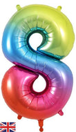 Foil Balloon - SS 8 Rainbow 34inch