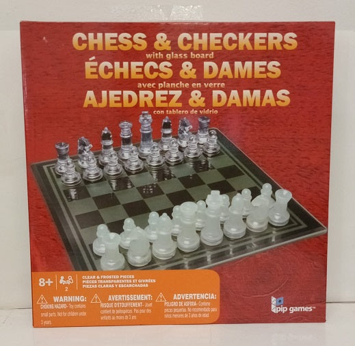 Glass Chess &amp; Checkers