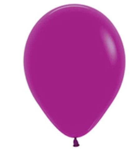 Balloon - Latex Solid Purple Orchid 12in