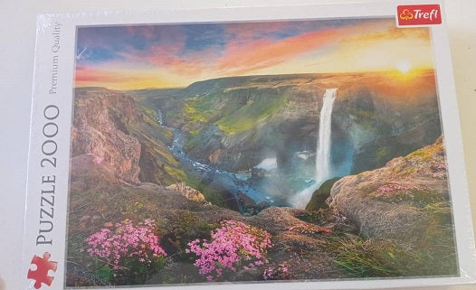 Puzzle Haifoss Waterfall IceLand 2000pc