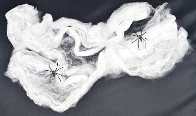 Spiderweb &amp; 4 Spiders White