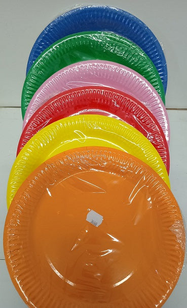 Paper Plate Plain Colors