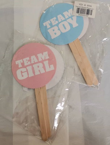 Gender Reveal - Sign On Stick