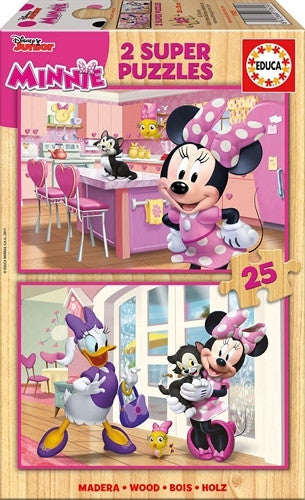 Puzzle Minnie &amp; The Happy Helpers 2x25pc