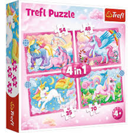 Puzzle Unicorn Magic 4in1