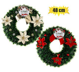 Xmas - Wreath Tinsel 48cm