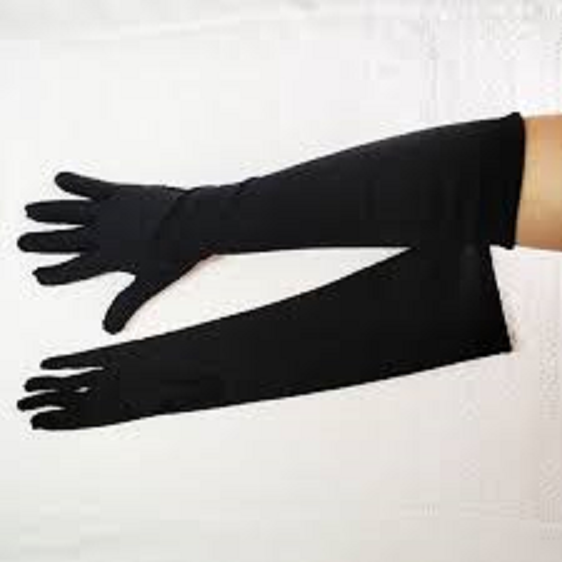 Gloves Black Long 45cm