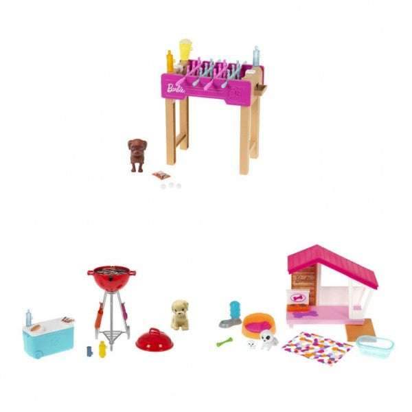 Barbie Mini Playset with Pet assorted