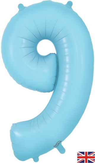 Foil Balloon- SS 9 Matte Blue