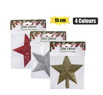 Xmas - Tree Star Topper 15cm