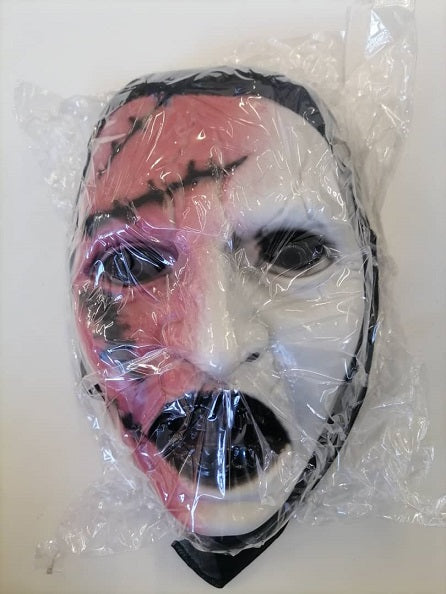 Mask Halloween Ghost Face w/Red Scars as