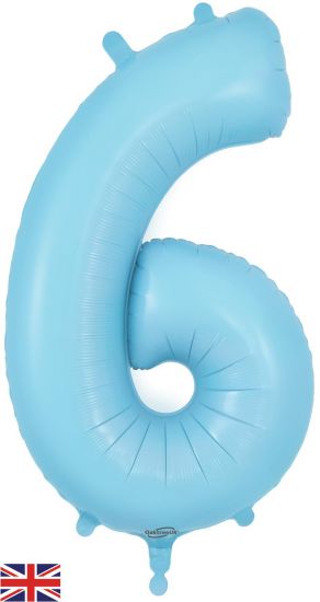 Foil Balloon- SS 6 Matte Blue