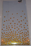 Table Cover - Plastic Gold Dots