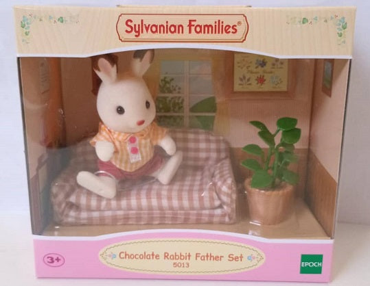 Sylvanian - Chocolate Rabbit Father Set