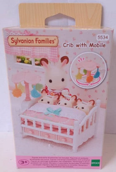 Sylvanian - Baby Crib with Mobile