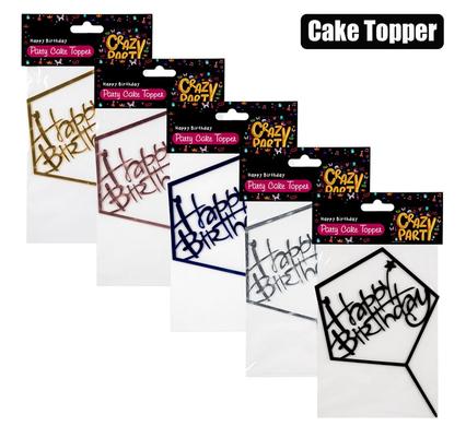 Cake Topper Happy Birthday