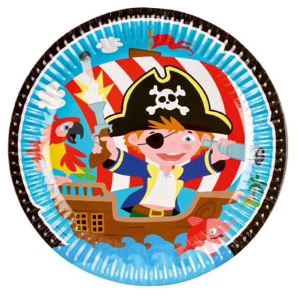 Pirate - Plates 23cm (8)