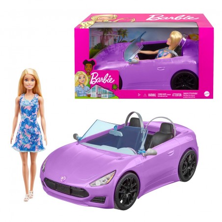 Barbie Doll & Convertible (Blonde)