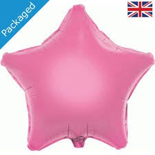 Foil Balloon - Star Pink