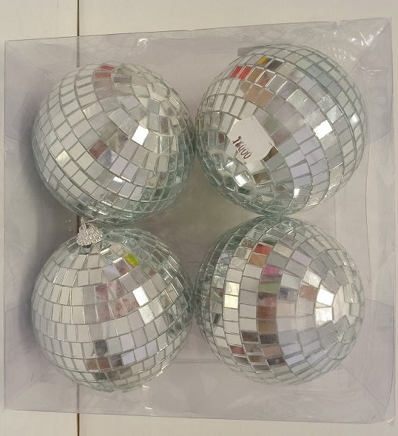 Mirror Balls 10cm (4)