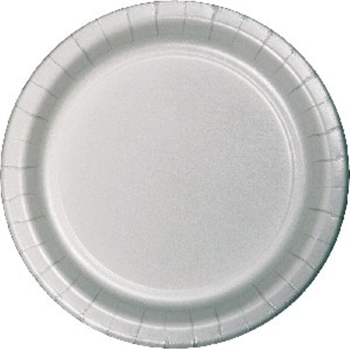Plates - Silver 22cm (8)