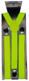 Suspender Braces Neon Yellow