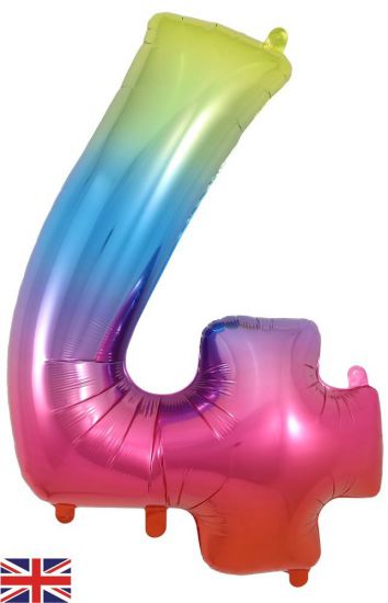 Foil Balloon - SS 4 Rainbow 34inch