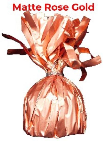 Balloon Weight - Satin Rose Gold