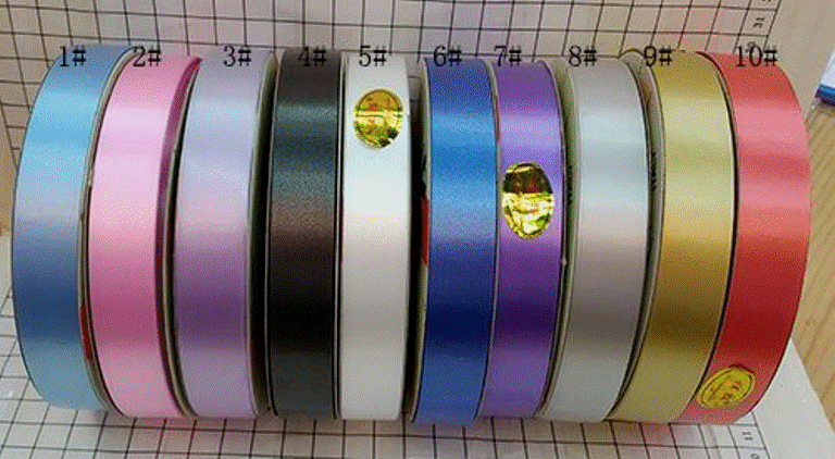 Ribbon - Poly 1.8cm x 90m assorted