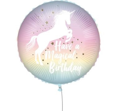 Foil Balloon Magical Unicorn Birthday