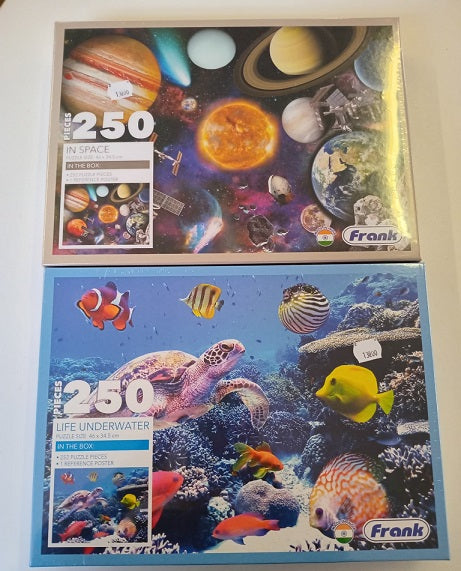 Puzzle Asst. Space and Underwater 250pc