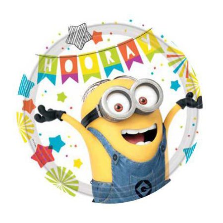 Plates- Dispicable Me Paper (8)