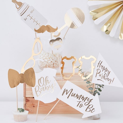 Baby Shower - Oh Baby Photo Booth Props