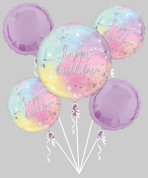 Foil Balloon Bou Luminous Birthday