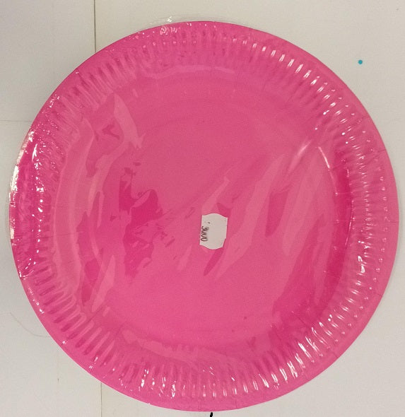 Paper Plate Cerise Pink