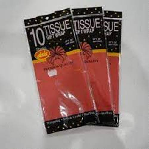 Tissue Paper - Orange 10pcs