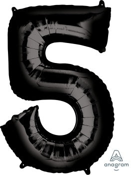 Foil Balloon - SS 5 Black