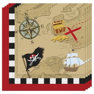 Pirate Treasure Map Napkins (20)