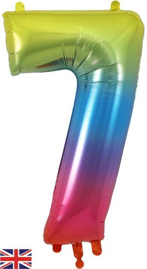 Foil Balloon - SS 7 Rainbow 34inch