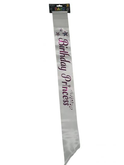 Sash - Birthday Princess Pink