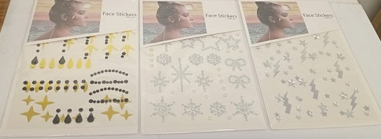 Face Stickers Glitter Joy