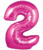 Foil Balloon - SS 2 Pink 34 inch