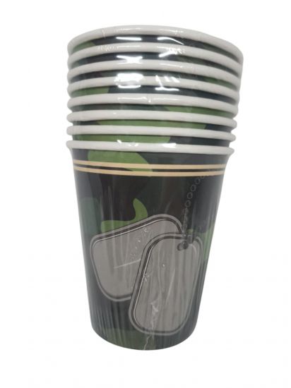 Camo Cups 9pc
