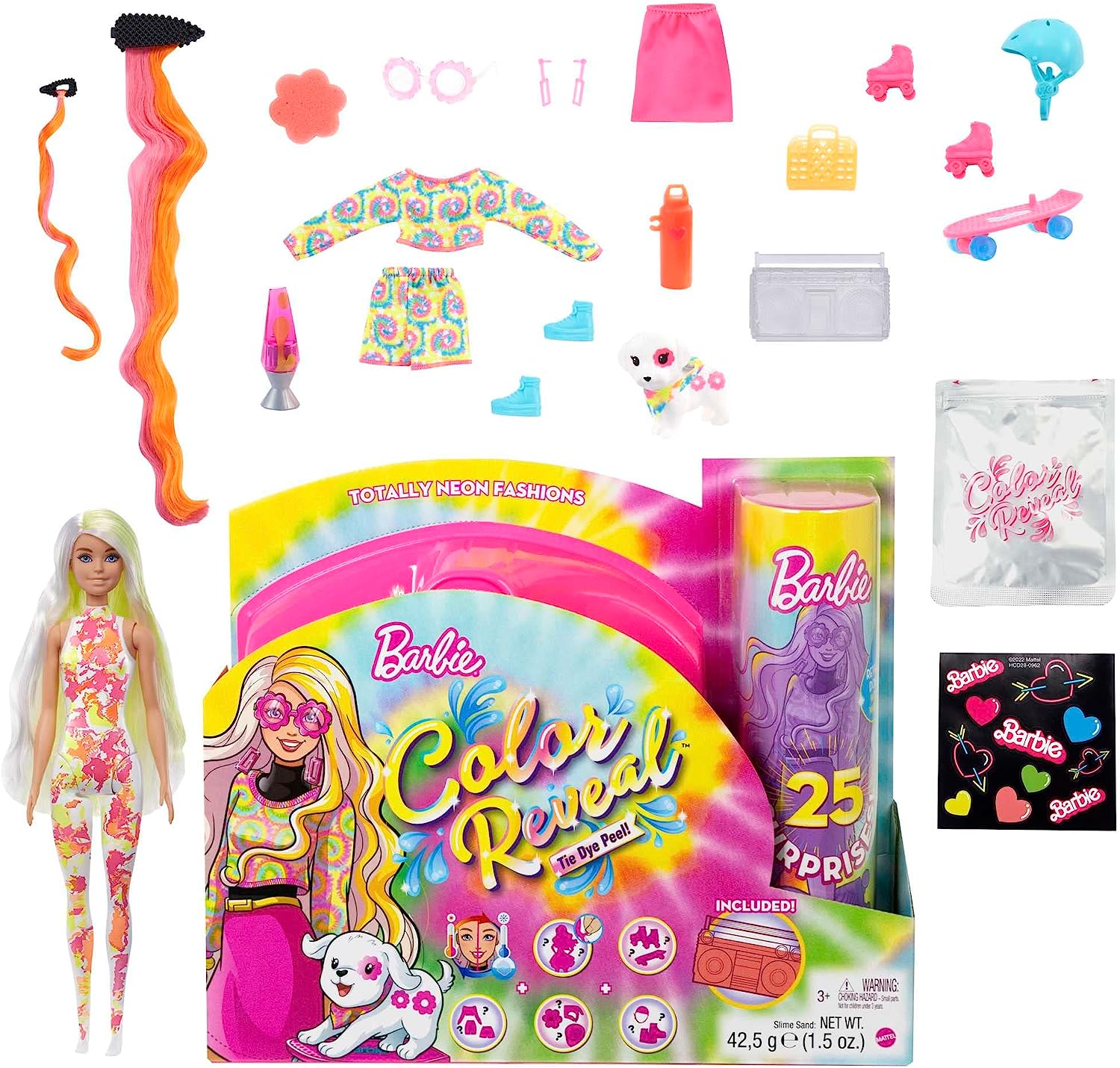 Barbie Color Reveal Totally Neon Fashions - Assorted