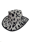 Hat - Cowboy Leopard Print
