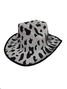 Hat - Cowboy Leopard Print