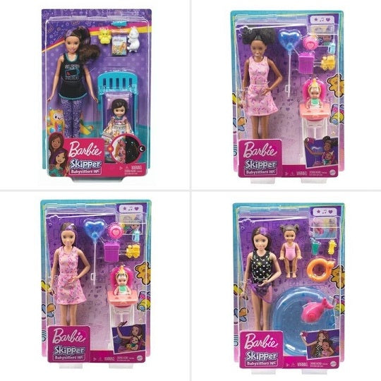 Barbie Babysitter Playset asst