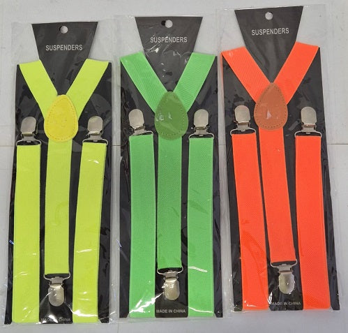 Suspender Braces Lumo Color asst