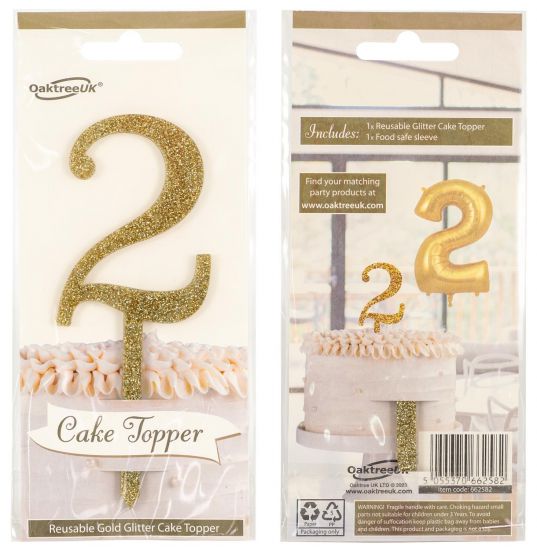 Cake Topper No.2 Gold