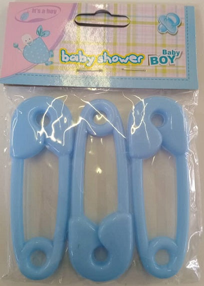 Baby Shower - Diaper Pins Blue 10cm (3)